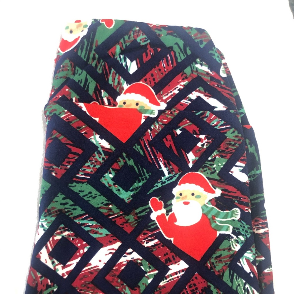 New LuLaRoe OS Christmas Santa Navy